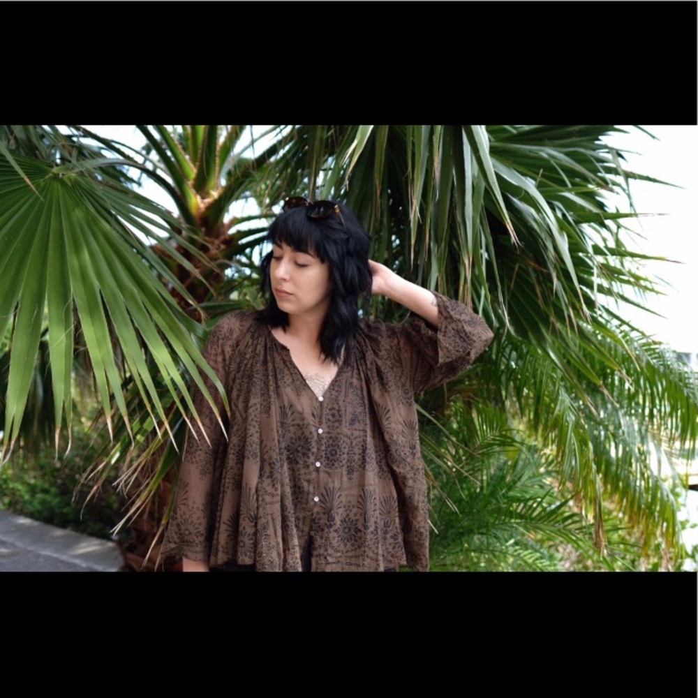Free people flowy shirt - Picture 3 of 7